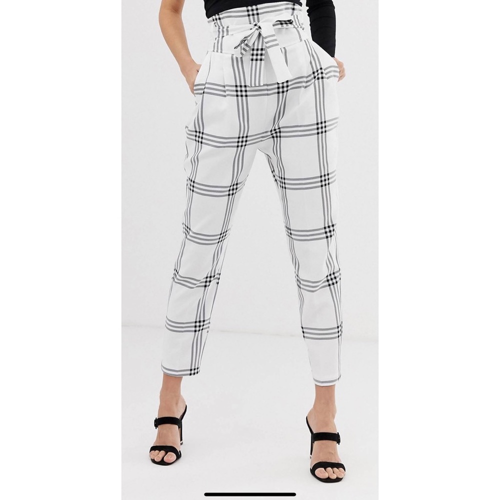 ASOS DESIGN high waist balloon tapered pants